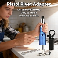 Adapter Metal Blind Rivet Gun Gun Adapter Power Drill Rivet Pistol Head Nail