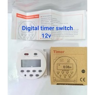 12V DC 16A DIGITAL TIMER PROGRAMABLE SWITCH AUTO ON/OFF TIMER 12V