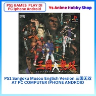【PS1 GAMES MAIN DI PC IOS ANDROID PHONE】Sangoku Musou English Version 三国无双 PLAYSTATION 1 GAMES murah