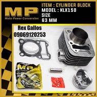 KLX150 63MM CYLINDER BLOCK SET (STEEL)