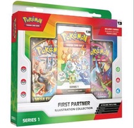 美版 Pokemon TCG First Partner illustration 30周年 禮盒 寶可夢集換式卡牌遊戲 初代夥伴插畫收藏