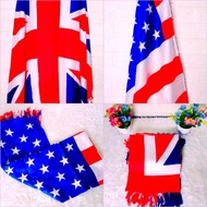 BENDERA ENGGLAND/BDNDERA AMERIKA/KAIN BALI/KAIN PANTAI MOTIF BENDERA/COD KAIN HIASAN KAMAR