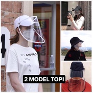 Virus Hat Face Shield/ Shield Hat/ Virus Splash Protection/