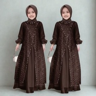 Latest Gamis 2026 Girls' Party Gamis Clothing Gamiss Games Tanggung Hamis Modern Children's Famis Ki