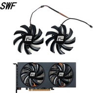 New 85mm Cooling Fan For Powercolor RX 6700 6650 6600 XT RX 5700 5600 XT V2 Fighter Graphics Cards c