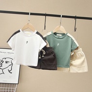 New baby clothes 0-5 years old boys clothes pure cotton T-shirt Korean fashion short-sleeved printed