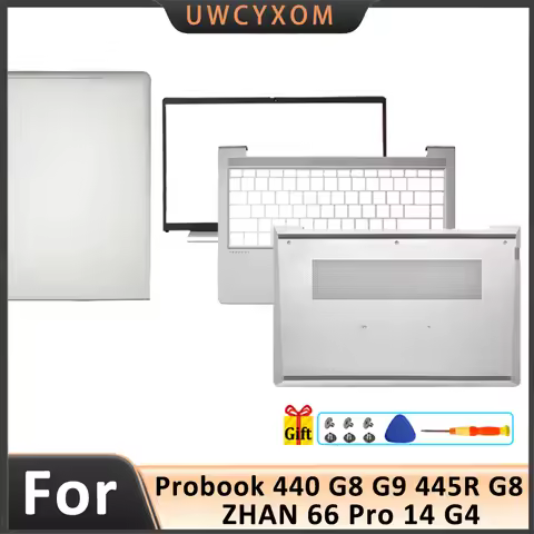 New Orig For Probook 440 G8 G9 445R G8 ZHAN 66 Pro 14 G4 Laptop LCD Back Cover Front Bezel Palmerst 