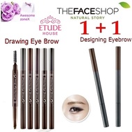 (The Face Shop) 1 + 1 Designing Eyebrow / ( Etude House) Drawing Eyebrow / eyebrow pencil