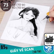 GATEWAY 73gsm Thick Scan paper (tracing paper) - Black Cat Painting Tools