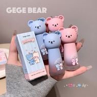Gege bear Gege bear Cute bear Soft Mist Lipstick Matte Matte Low Saturation Whitening Not Easy to St