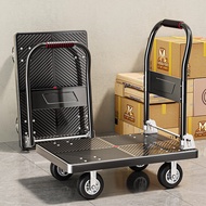 Trolley Trolley Hand Buggy Foldable and Portable Handling and Delivery Luggage Trolley For Home Trailer Platform Trolley