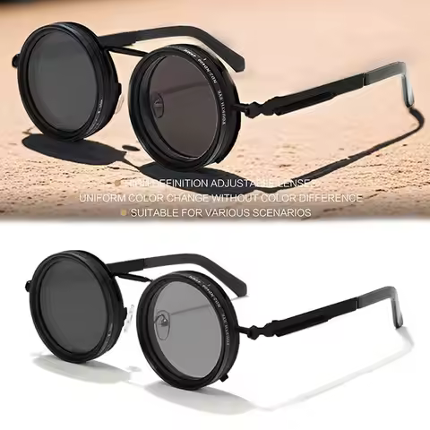 New ND2-400 Adjustable Dimming Glasses ND Filter UV400 Fishing Sunglasses 9 Level Eyewear Outdoor