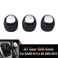 【High Performance】5/6 Speed Gear Shift Knob 55566207 55353898 For SAAB 93 9-3 SS 2003-2012 High quality Car Accessories