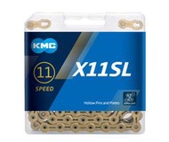 【小Q倉庫】KMC 11速 X11SL 超輕量中空輕峰黃金鏈條.鍊條 附11速快扣.116目盒裝公司貨