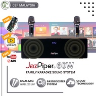 JazPiper Plus V3 /JazPiper Pro  Smart Voice Family Karaoke Soundbar with Dual Wireless Mic All-One-S