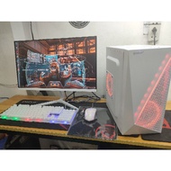 COMPUTER SET WHITE BUILD RYZEN 3, RYZEN 5, RYZEN 7