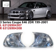 Clear Marker Signal Blinker Corner Parking Light Lamp for -BMW E46 3 Series Coupe 1999-2001 63126904