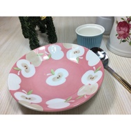 Ready Stock I Ha apple, Pink apple Porcelain Plate