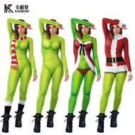 Adult Grinch Onesie Costume - Digital Print for Cosplay | Christmas Themed