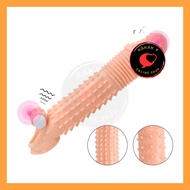 Reusable Extension Sleeve Condom Extension Condom For Men 1pc