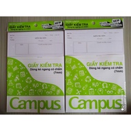 Campus dotted test paper (25 double sheets)