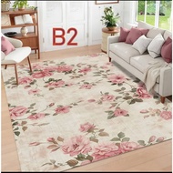 PROMOSI////Crystal Velvet Carpet 5D / Floor mat / Rugs/ Carpets/ Ready stock in malaysia