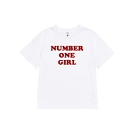 Áo baby tee ôm number one girl 1978 Miucho cổ tròn vải cotton 4c thoáng mát in basic
