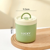 Inaso Termos Sup Makanan | Kotak Bekel Nasi Tahan Panas | Tempat Bekal Makan Food Jar | Round Stainl