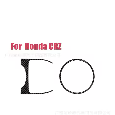 For 11-16 Honda Crz Car Interior Modification Carbon Fiber Central Control Water Cup Storage Box Dec