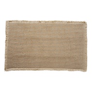 Anti-Slip Bathroom Floor Mat Quick Absorbent Quick-Drying Bath Mat Solid Color 3D Waffle Texture Mul