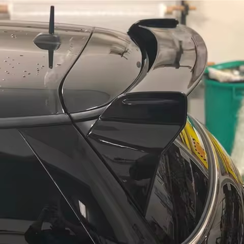 Fiberglass Rear Spoiler GP Style For Mini R50 R53 R56 Fiber Glass Roof Wing Drift Racing FRP Splitte