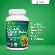 Dr. Berg's Organic Greens Superfood - Cruciferous Blend - 90 / 250 tablets Dr Berg