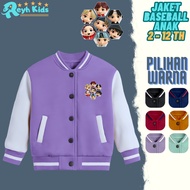 Bts 3D Baseball Boys Girls Jacket