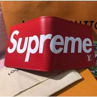 LV x Supreme Slender Wallet