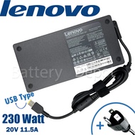 Lenovo Adapter ของแท้ Lenovo 20V/11.5A 230W หัว USB สายชาร์จ Lenovo Legion 5 17IMH05H อะแดปเตอร์