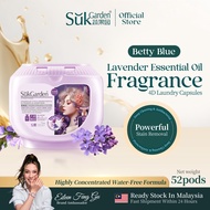 SukGarden Premium Betty Blue Lavender Essential Oil Fragrance 4D Laundry Beads (52 pods)