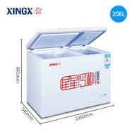 MHXINGX Freezer Household Small Mini Double Temperature Commercial Full Freezer Freezer Horizontal Mini Refrigerator G