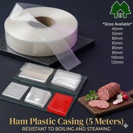 5 meters Clear Ham Casing, Sausage Casing
