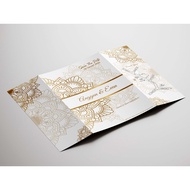 3-Fold Wedding, Circumcision, and Mantu Invitation SR,052A-054A