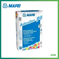 MAPEI ADESILEX P8 GREY (25KG) IMPROVED, SLIP-RESISTANT, CEMENTITIOUS TILE ADHESIVE WITH EXTENDED OPE