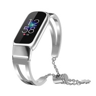 不銹鋼手鍊 適用於 Fitbit Luxe 錶帶配件 Llink 金屬錶帶 適用於 Fitbit Luxe 錶帶 女士時尚