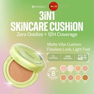 NEW Emina Matte Core 3in1 Skincare Cushion SPF48 PA++++ 13 G, FREE Low Ph Micellar Water 125ml