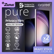 Araree Samsung Galaxy S22/S23 & S22+/23+ & S22 Ultra /S23 Ultra PURE PRIVACY Film Screen Protector