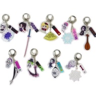 Anime keychain – characters Kibutsuji Muzan, Kokushibou, Douma, Akaza, Nakime, Gyokko, Gyuutarou, En