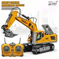 [DWI] 2.4G RC Excavator  11 Channel Truck Tractor Rc Crawler Excavator Remote Control Lori