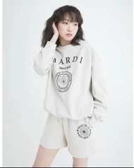 韓國 Mardi 校章款圓領衛衣/灰色（Free Size）