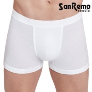 Sanremo Quick Dry Boxer กางเกงในชาย บ๊อกเซอร์ แซนรีโม ระบายเหงื่อและอากาศดี นุ่ม เบา ใส่สบาย สีขาว N