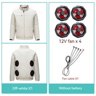 Air Conditioning Clothing Clothes with 3 Fans Cooling Fan Clothes with 4 Fans Jacket Cooling Cooling