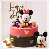 ♦ Cake Decoration ♦ 2Pcs/set Disney Couples Mickey &amp; Minnie Action Figures Toy Desktop Fish Tank Aquarium Cake Decoration