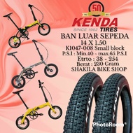 14 x 1.50 Kenda Small block outer tire for DAHON K3 Fnhon Java NOT KOAST KSMART